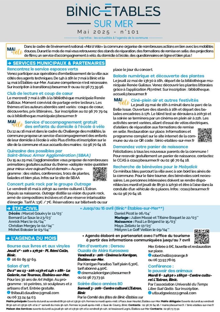 Image du document Cap’infos de mai 2025