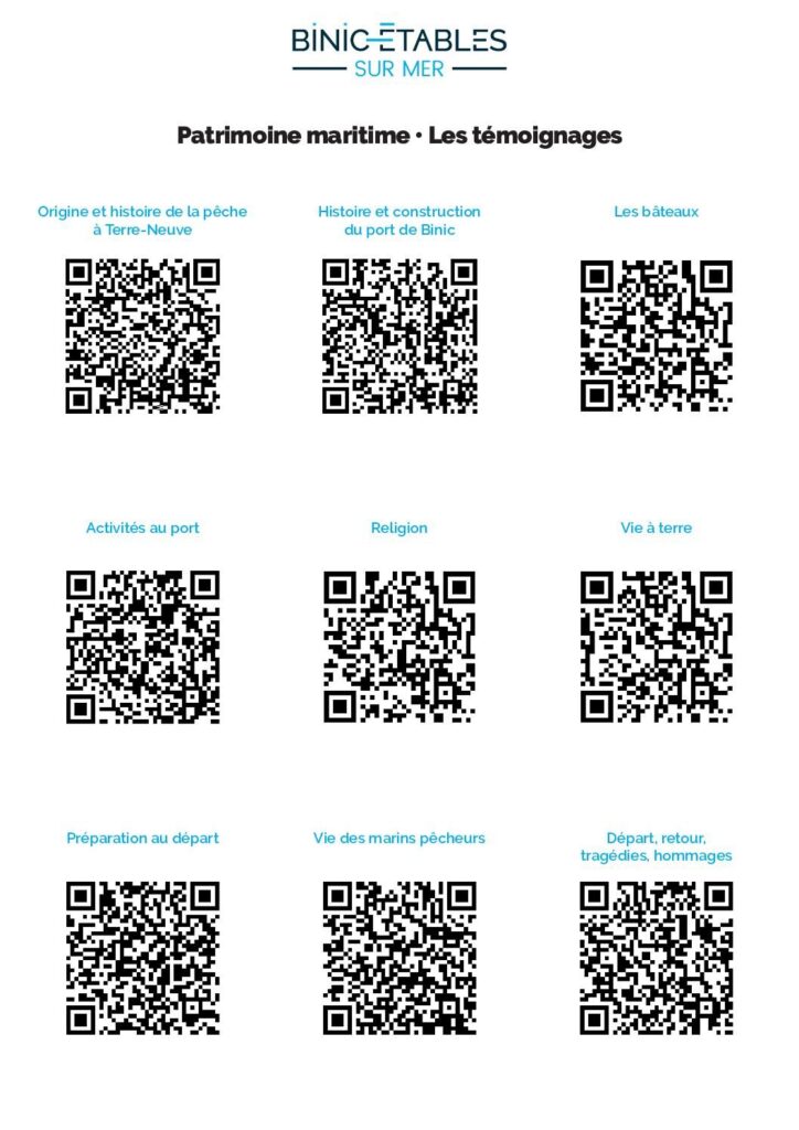 Image du document Patrimoine maritime – Planche QR code