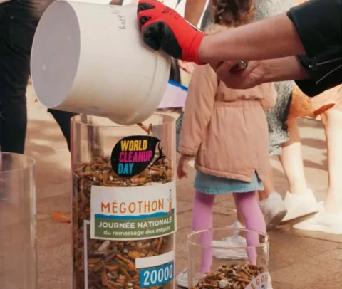 Opération Mégothon ramassage de mégots bon d'achat