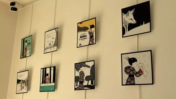 Exposition AKIKO petit conte zen - bibliothèque