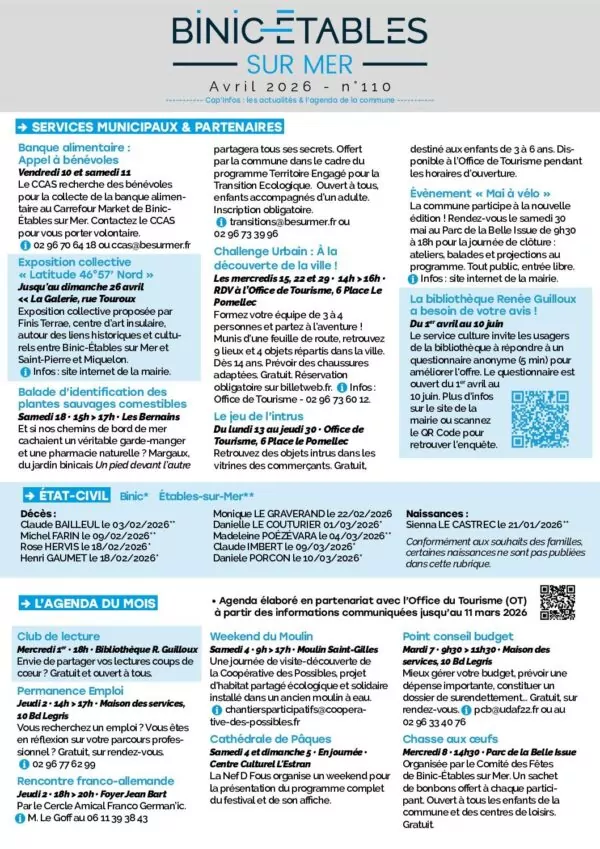 Image du document Cap&rsquo;Infos – Avril 2026