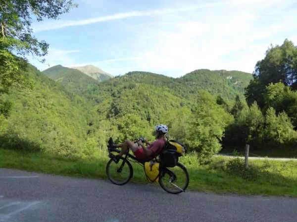 Voyage à vélo : projection 